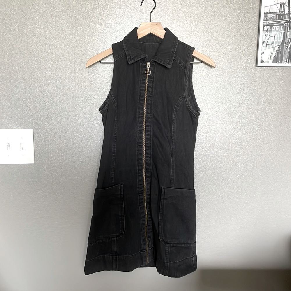 Jeans black dress, brand Topshop